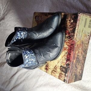 Old Gringo Boots Minisora Blue Jeans Size 8.5